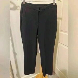 Lululemon $148 Black Work Slacks Pants Zipper Button Nylon Xtra Life Business